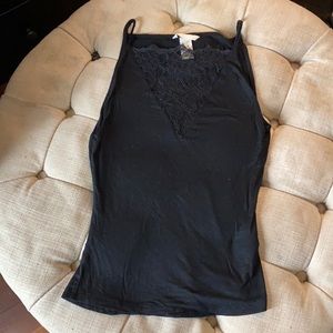 H&M high neck lace camisole tank